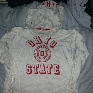 PINK Victoria’s secrete Ohio state hoodie, NWOT, L